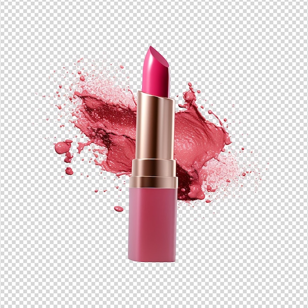 Lápiz labial colorido png aislado sobre fondo transparente