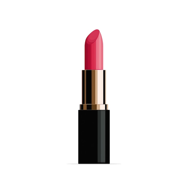 El lápiz labial rojo vibrante es esencial para la belleza