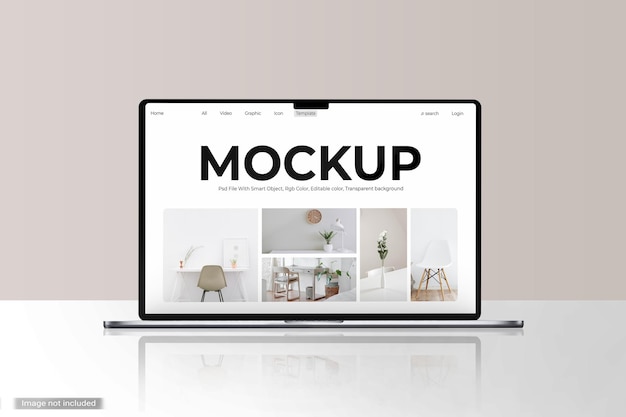 Laptop-Bildschirm-Mockup