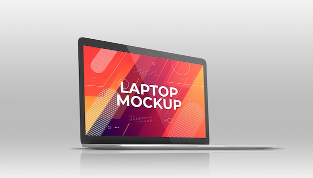 Laptop mackbook mockup