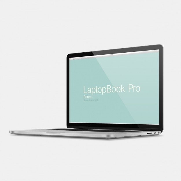 Laptop maquette conception
