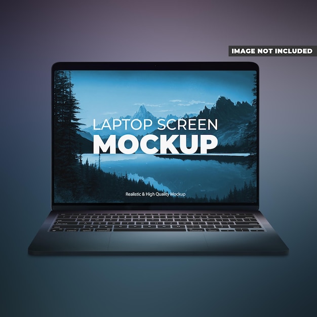 Laptop mockup