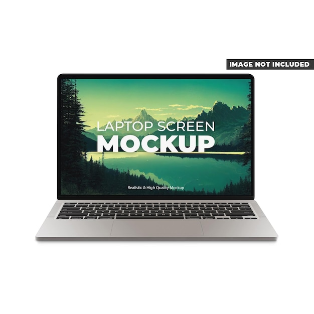 Laptop mockup