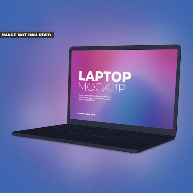 PSD laptop mockup