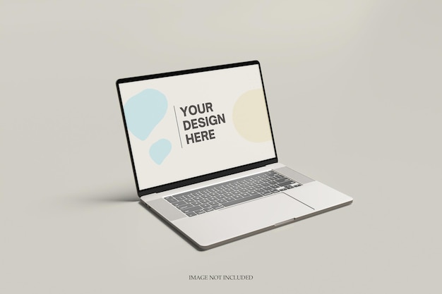 Laptop mockup