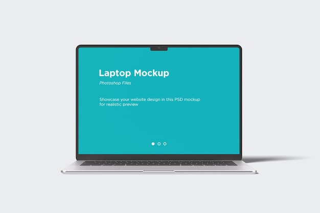 PSD laptop mockup