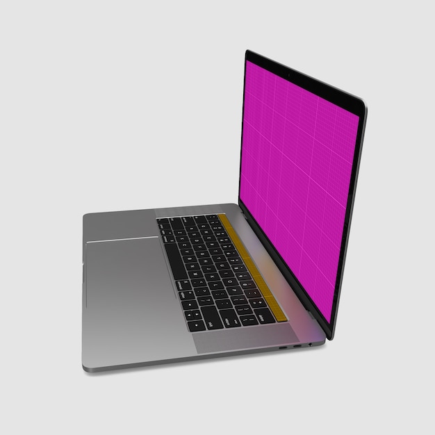 Laptop-seite mockup