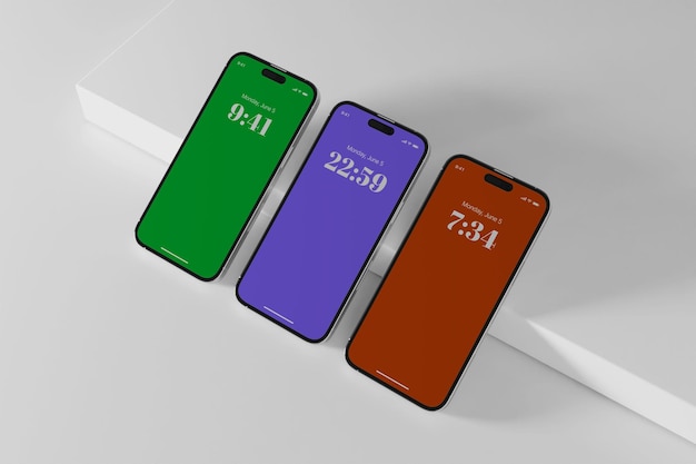 Laptop-Tablet- und Telefon-Display-Mockups