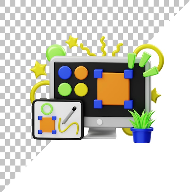 Lassen Sie uns eine 3D-Illustration erstellen