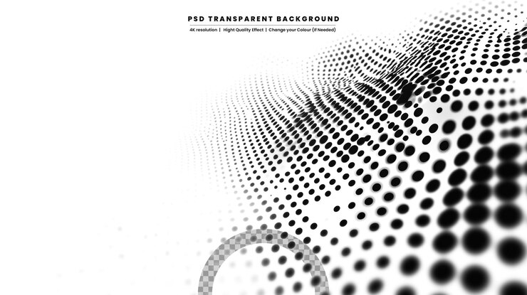 PSD latar belakang titik-titik halftone abstrak pola grunge futuristik gelombang titik