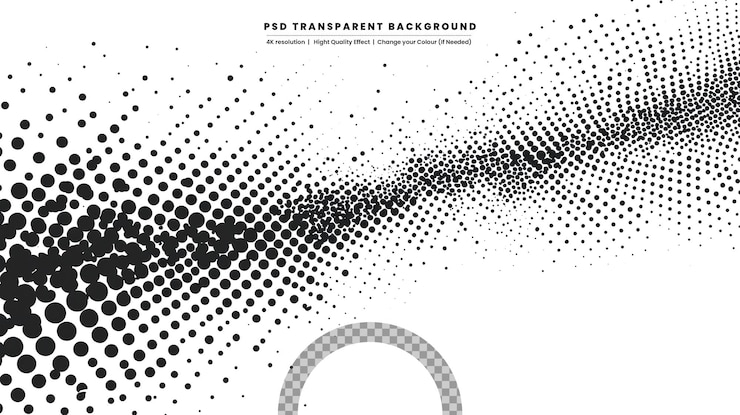PSD latar belakang titik-titik halftone abstrak pola grunge futuristik gelombang titik