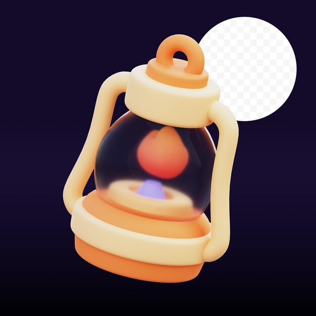 Laterne 3D-Illustration
