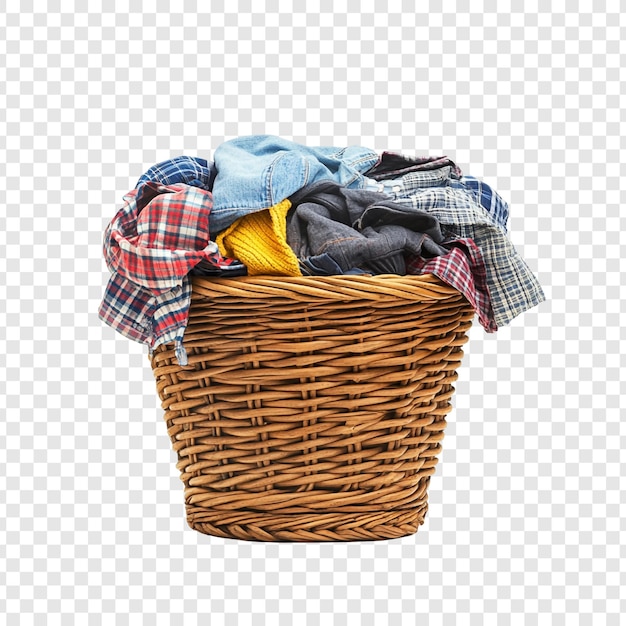 Laundry Basket Full of Clothes