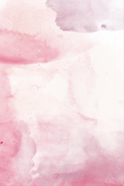 Lavagem delicada com aquarela rosa