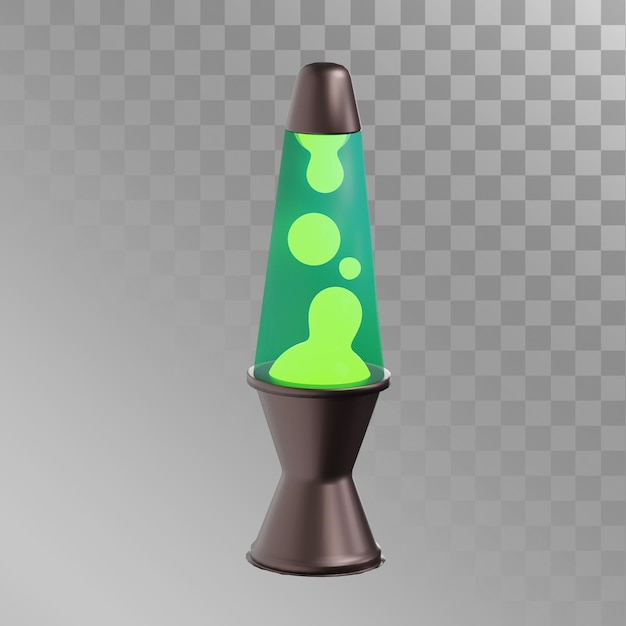 Lavalamp ilustración 3d