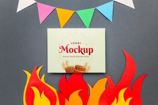 Lay-up do mock-up do conceito lohri