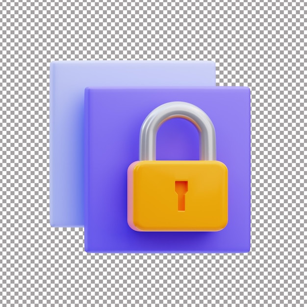 layered security 3d render file