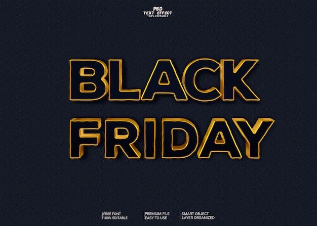 Layout concettuale del modello di progettazione di vendita del black friday PSD