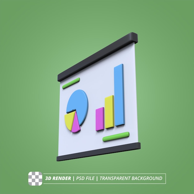 LCD PROJECTOR DIAGRAM 3D RENDER