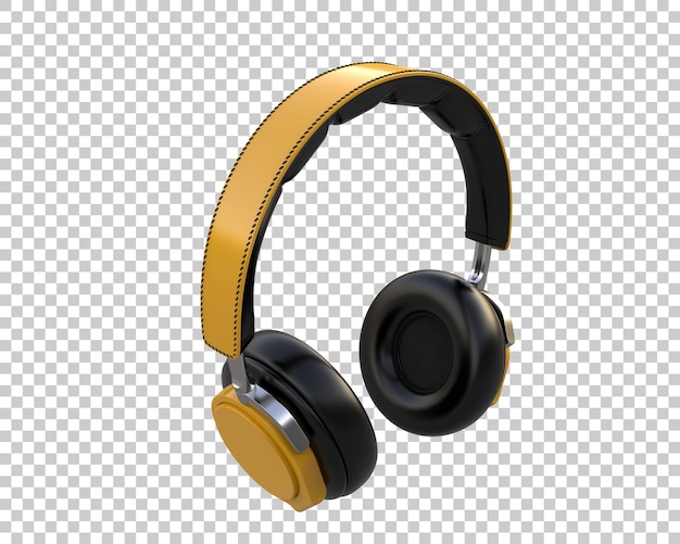 Le cuffie isolate sullo sfondo dell'illustrazione di rendering 3D