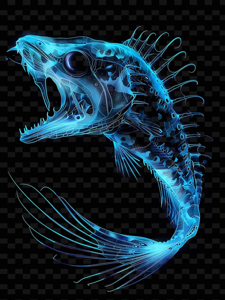PSD le meraviglie dell'oceano png animali vivaci, consistenze e colori al neon nella giornata mondiale degli oceani
