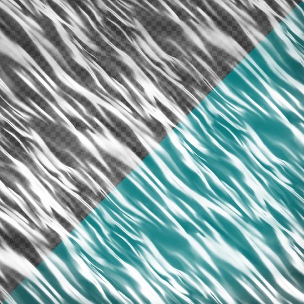 Le onde del mare su uno sfondo trasparente