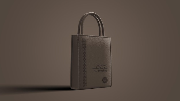 Leather Tote Bag PSD Mockup Tote Bag Mockup