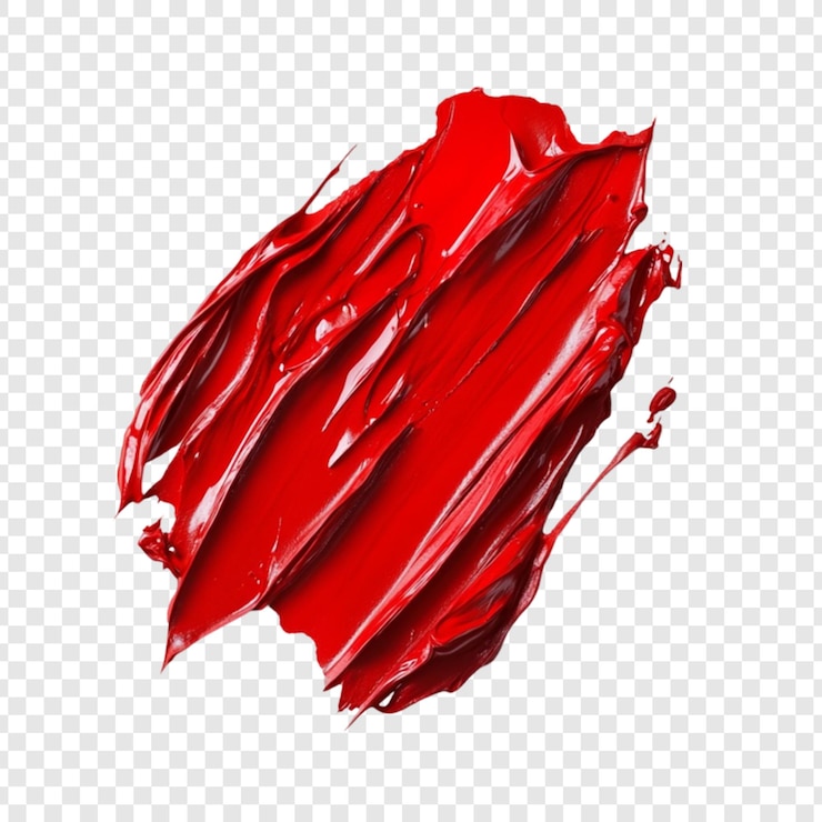 PSD lebendiger roter farbstrich abstrakte kunsttextur hintergrunddesignelement grafik