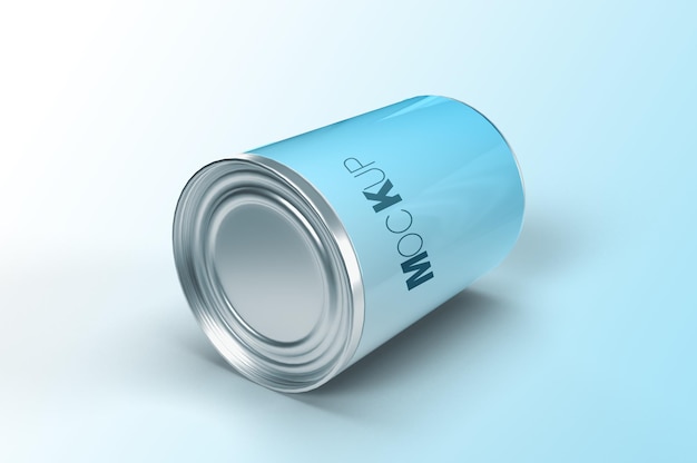 PSD lebensmitteldosen-mockup soda-dose-mockup