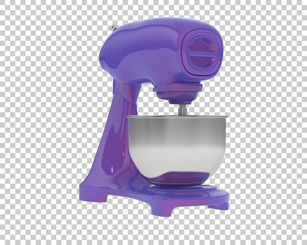 Lebensmittelmischer isoliert auf dem Hintergrund 3D-Rendering-Illustration