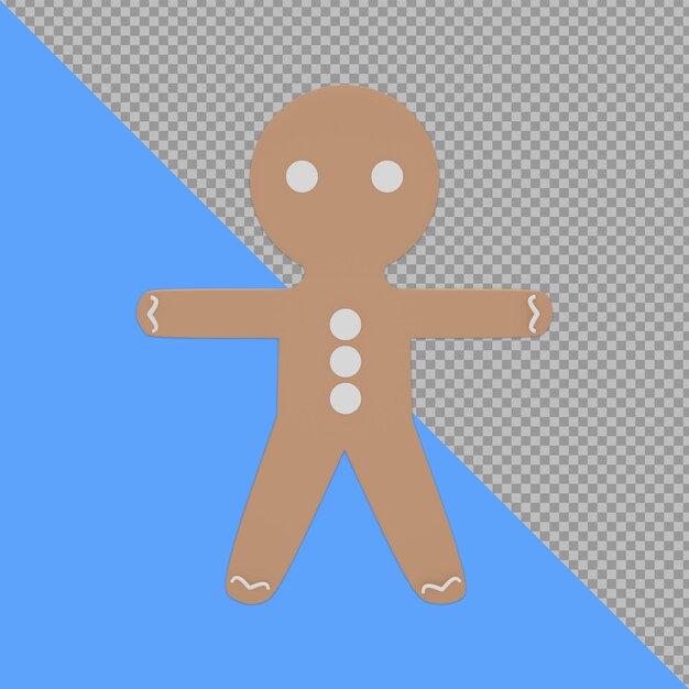 Lebkuchen Design Rendering isoliert
