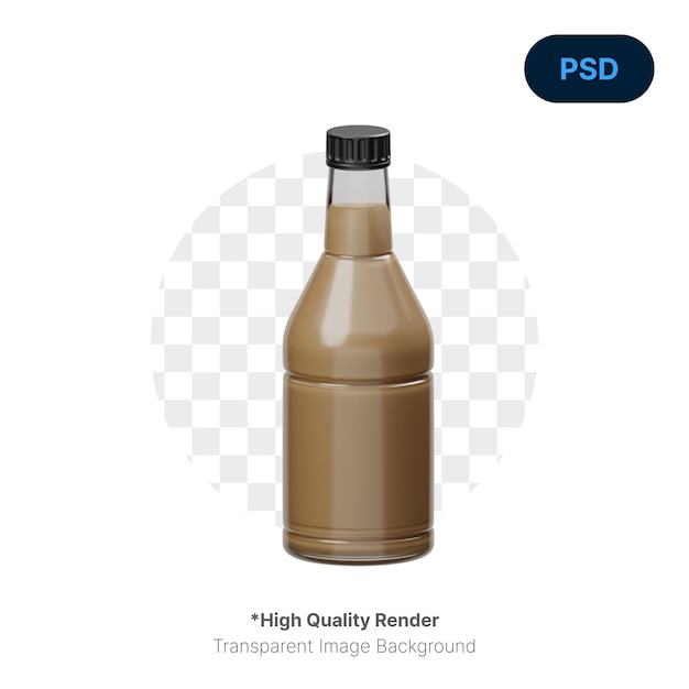 PSD leche choco icono 3d premium psd
