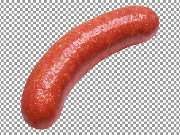 Leckere Wurst 2 isoliert auf transparentem Hintergrund