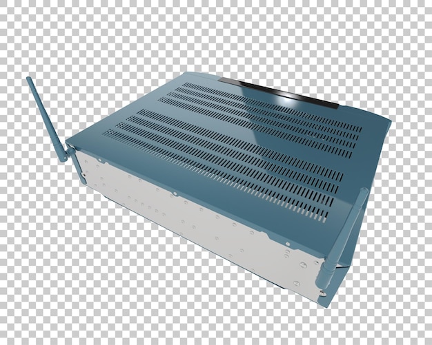 PSD lecteur numérique isolé sur fond transparent illustration du rendu 3d