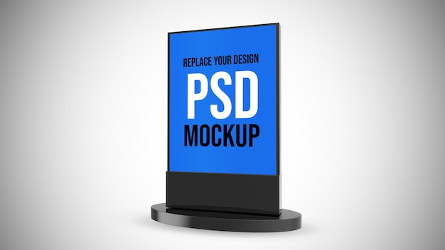 Led Beschilderung 3d Rendering Modell Design