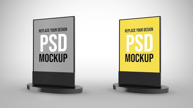 Led Beschilderung 3d Rendering Modell Design