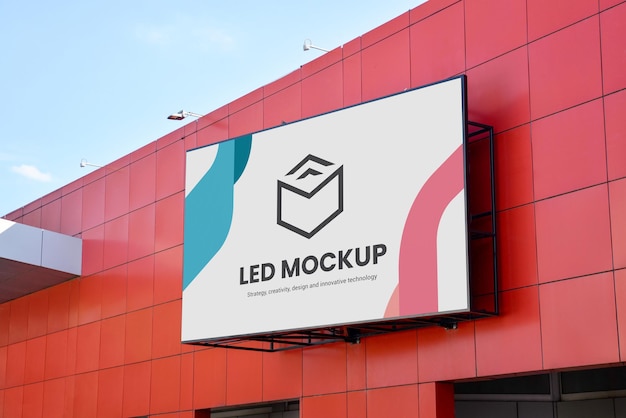 Led-display-werbemodell