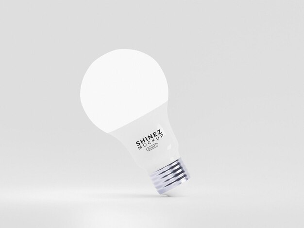 Led, energie-glühbirnen-branding-mockup