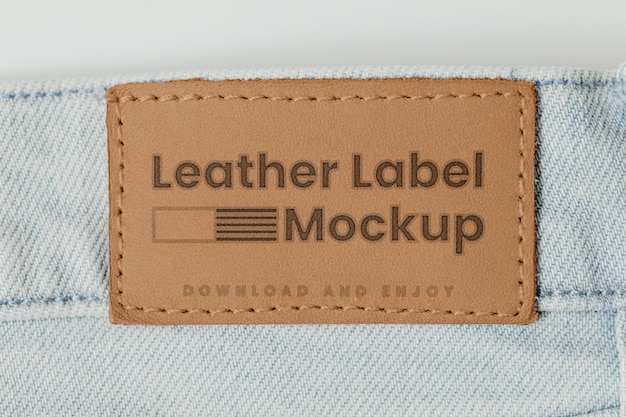 Leder-Mock-up PSD