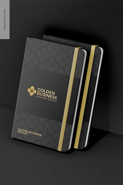 Ledernotizbücher Mockup