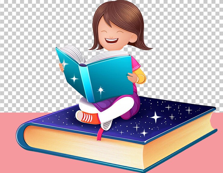 PSD leer libros png