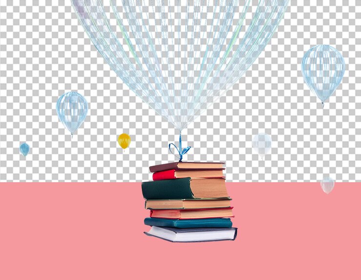 PSD leer libros png