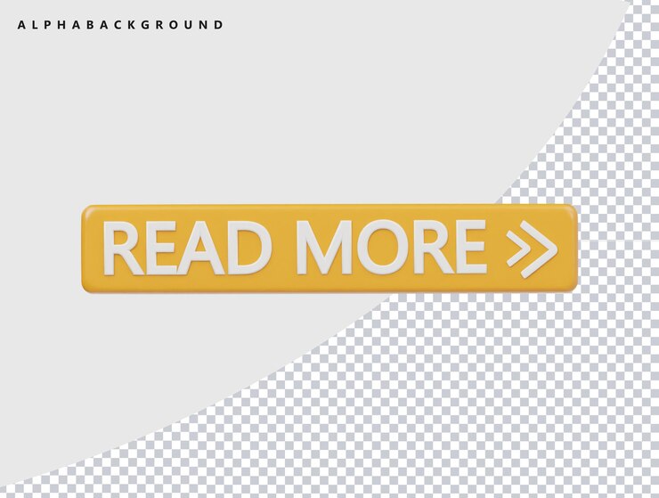 PSD leer más icono ilustración de renderización en 3d