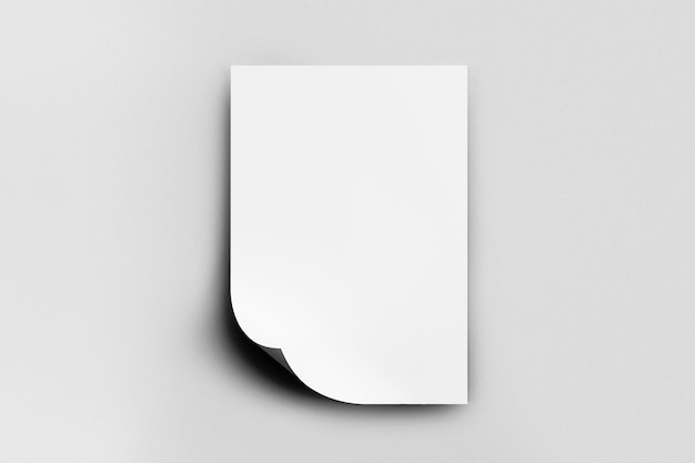 Leere A4-Papier Flyer Vorlage Mockup PSD