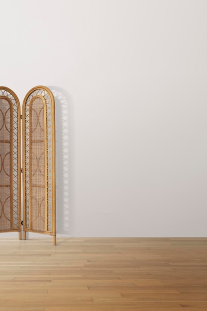 Leerer Raum Wandmodell PSD minimale Innenarchitektur