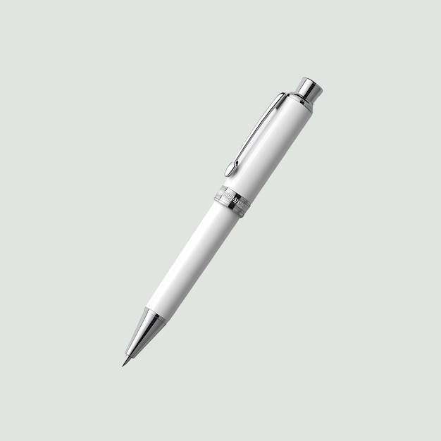 leerer Stift mit weißem Hintergrund