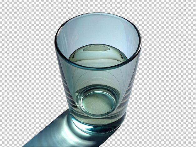 PSD leeres glas wasser