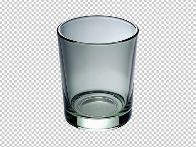 PSD leeres glas wasser