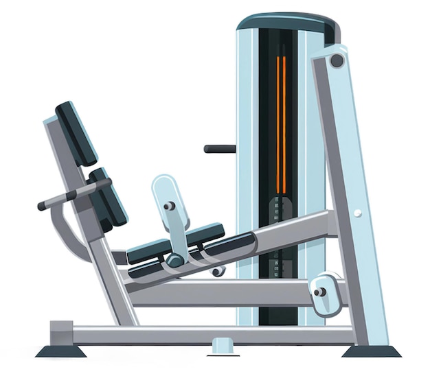 Leg press ilustrado