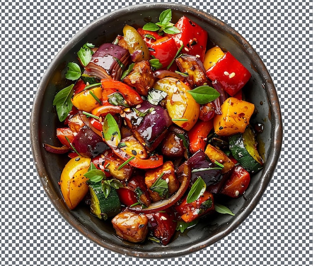 Des légumes d'été savoureux isolés sur un fond transparent
